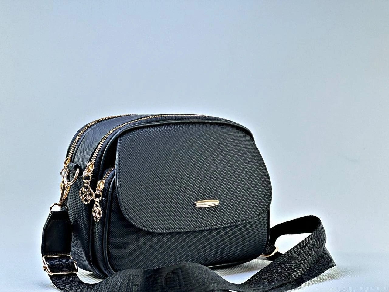 Full Siyah Renk 3 Bölme BRLN Çanta CB22673