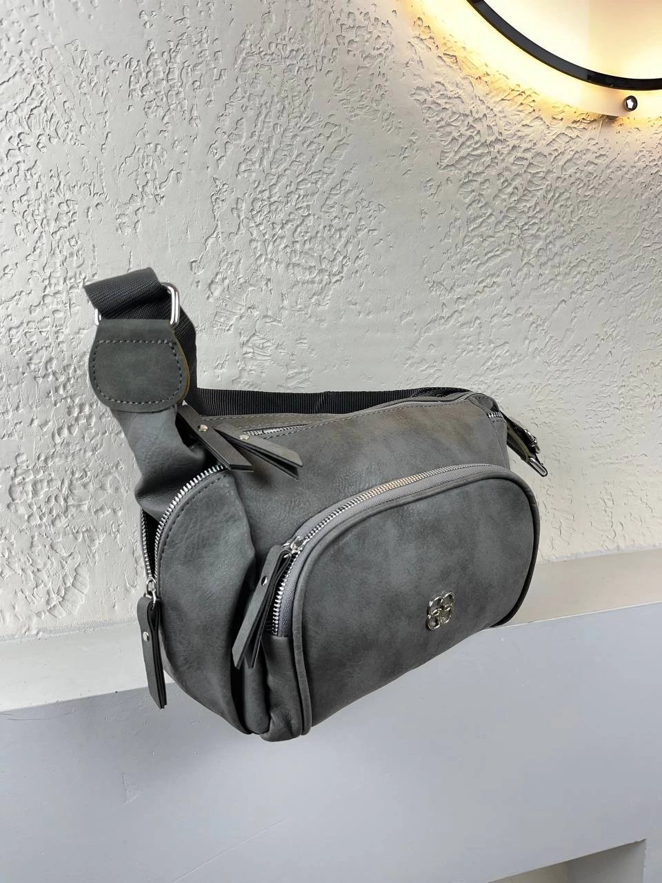 Gri 4 Bölmeli Kol Çanta CB5215