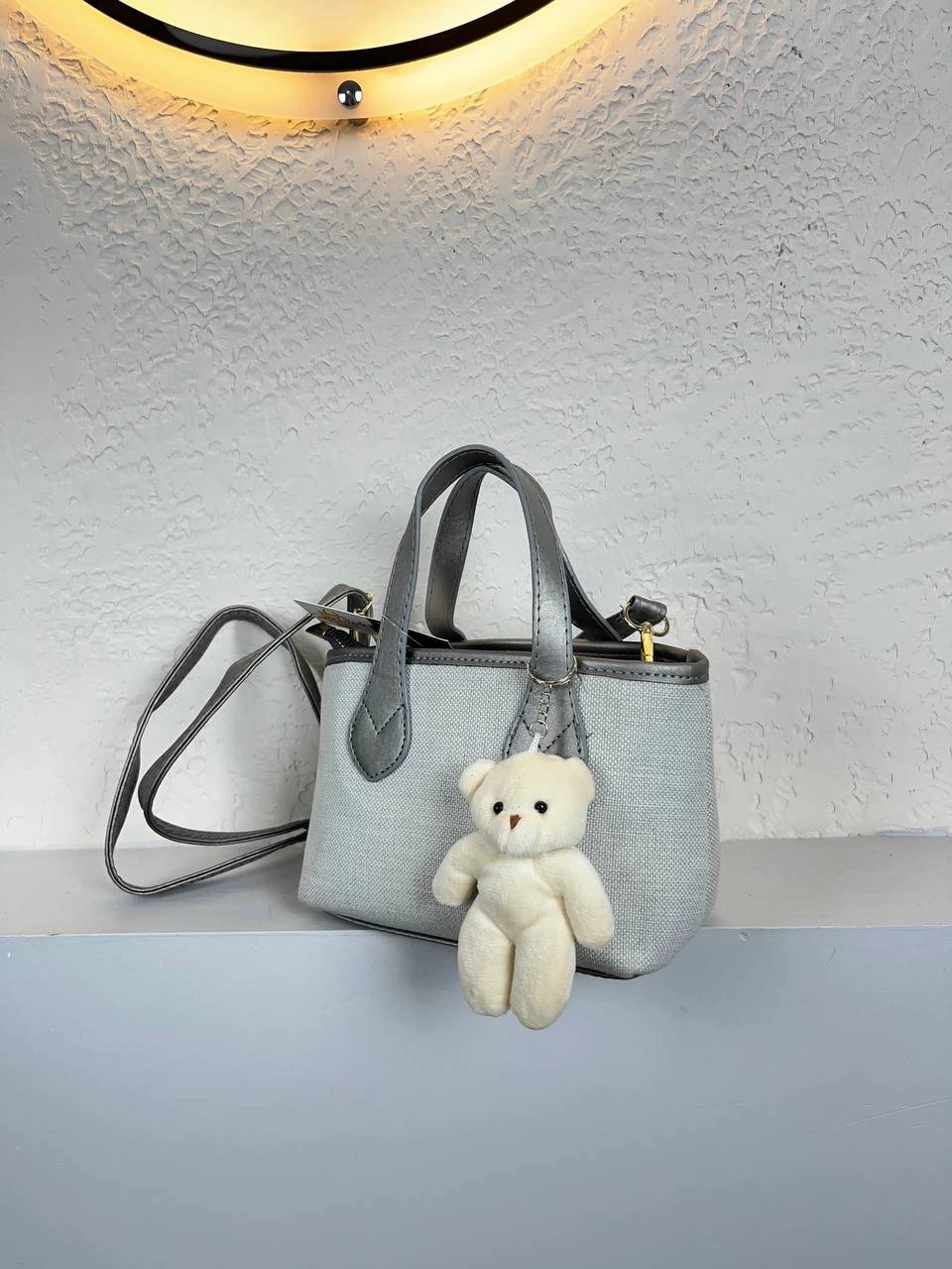 Gri Ayıcıklı Kampanya Çanta CB7439