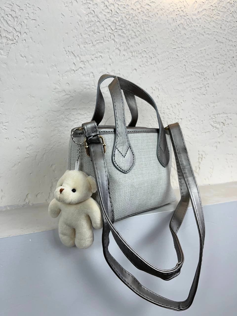 Gri Detaylı Kalite Çanta CB6184