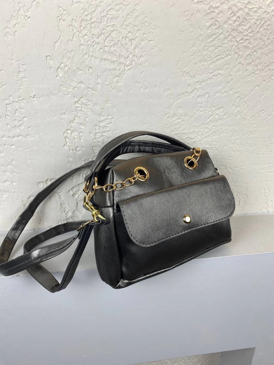 Gri Mini Kampanyalı Kol Çanta