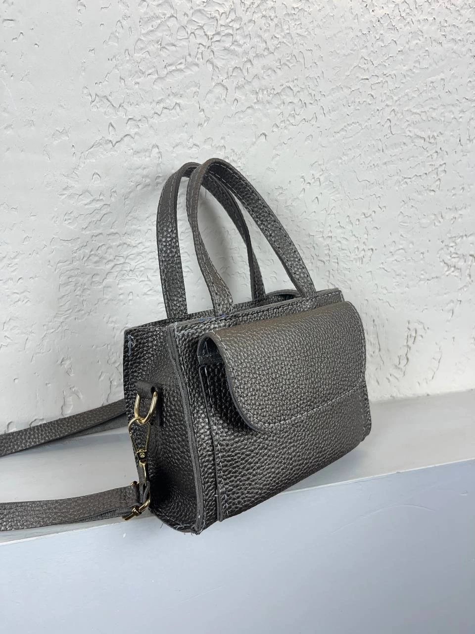 Gri Ön Bölmeli Çanta CB01122