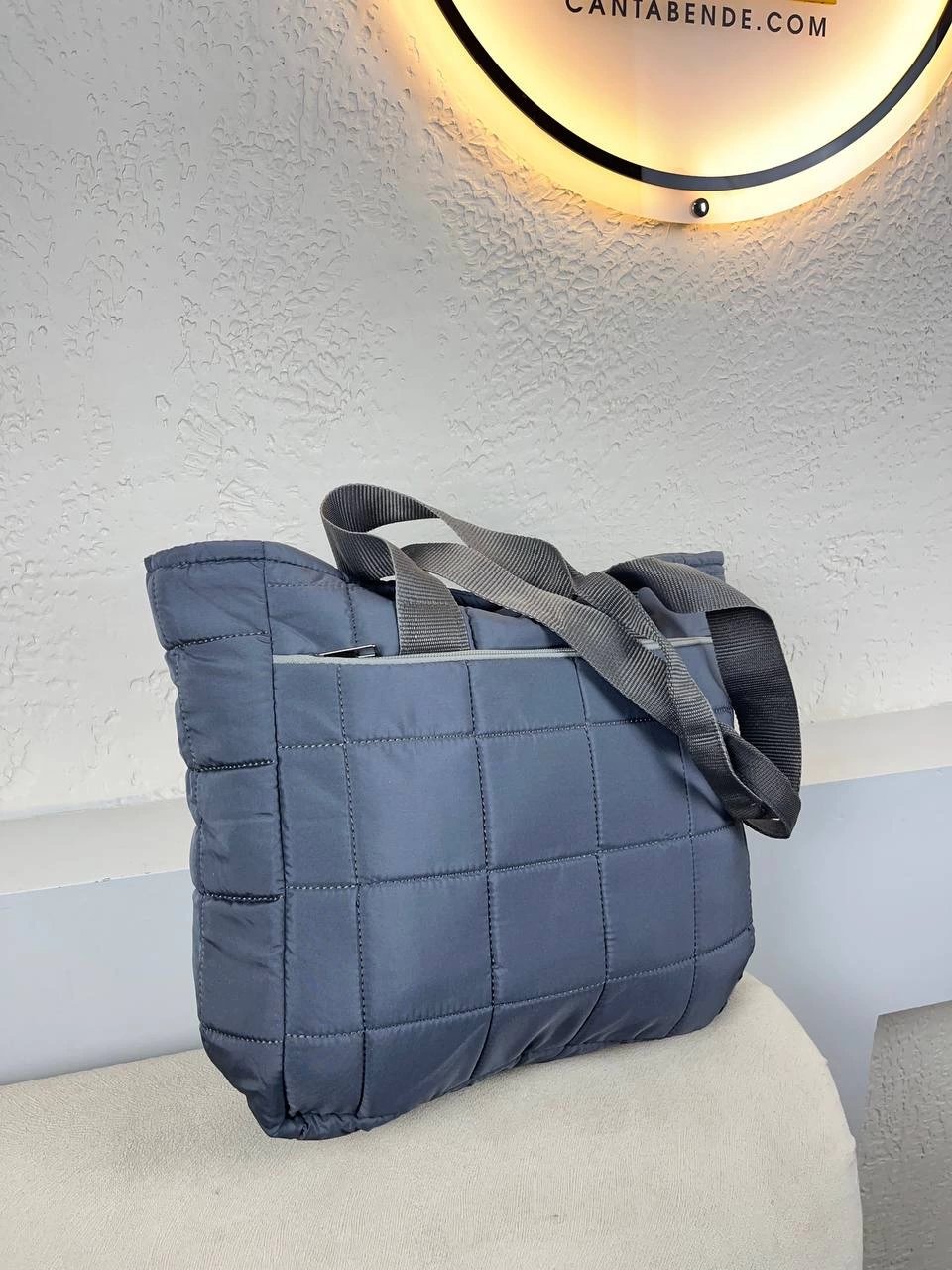 Gri Paraşüt YENİ Kol Çanta CB3274