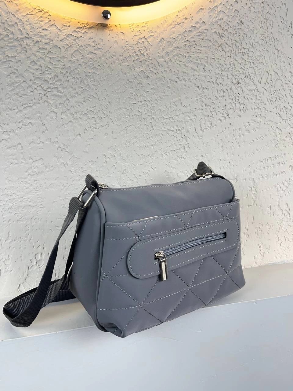 Gri Renk 3 Bölme Çanta YENİ CB3974