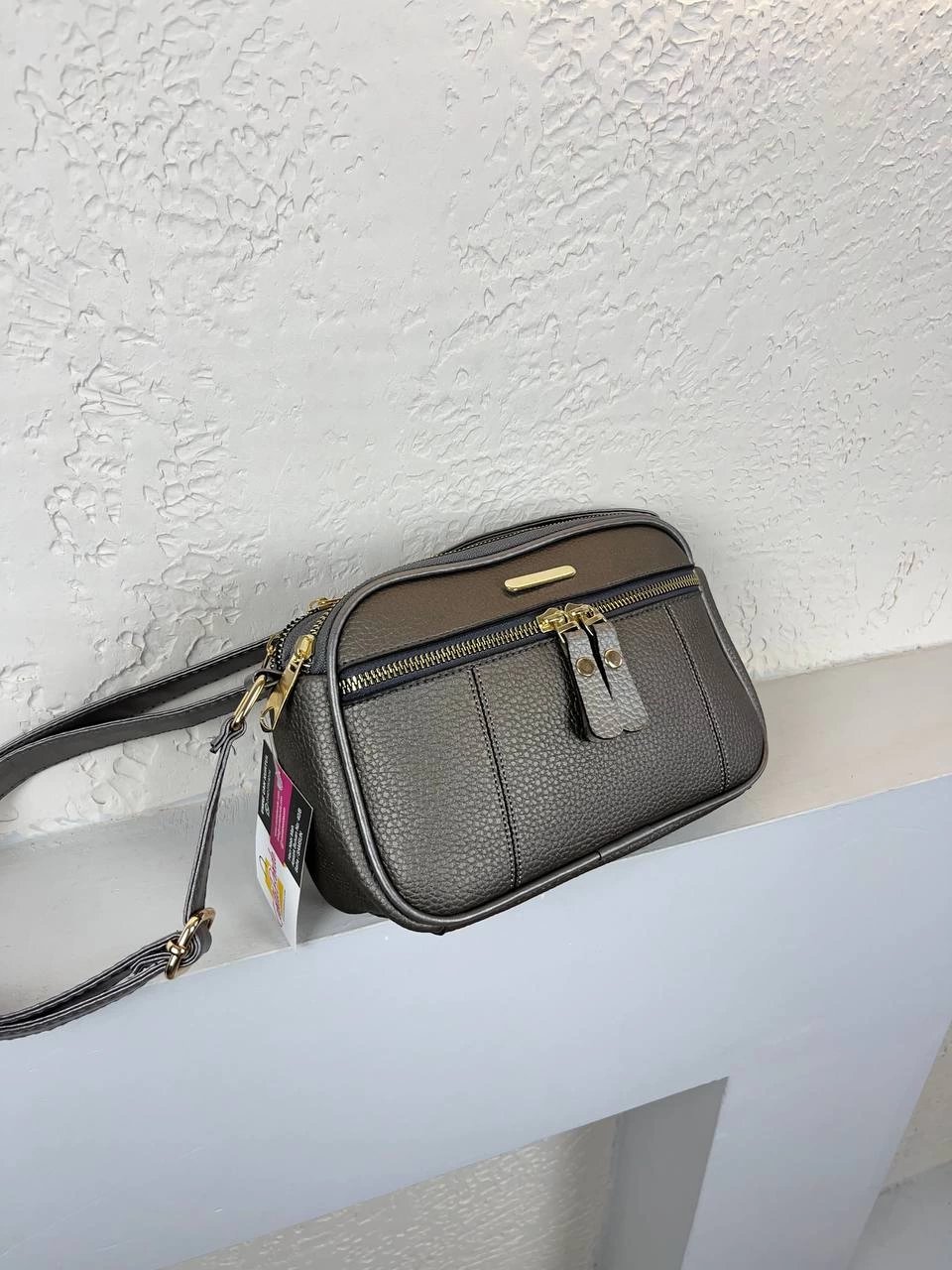 Gri Renk 3 Bölme Kalite Çanta CB3268