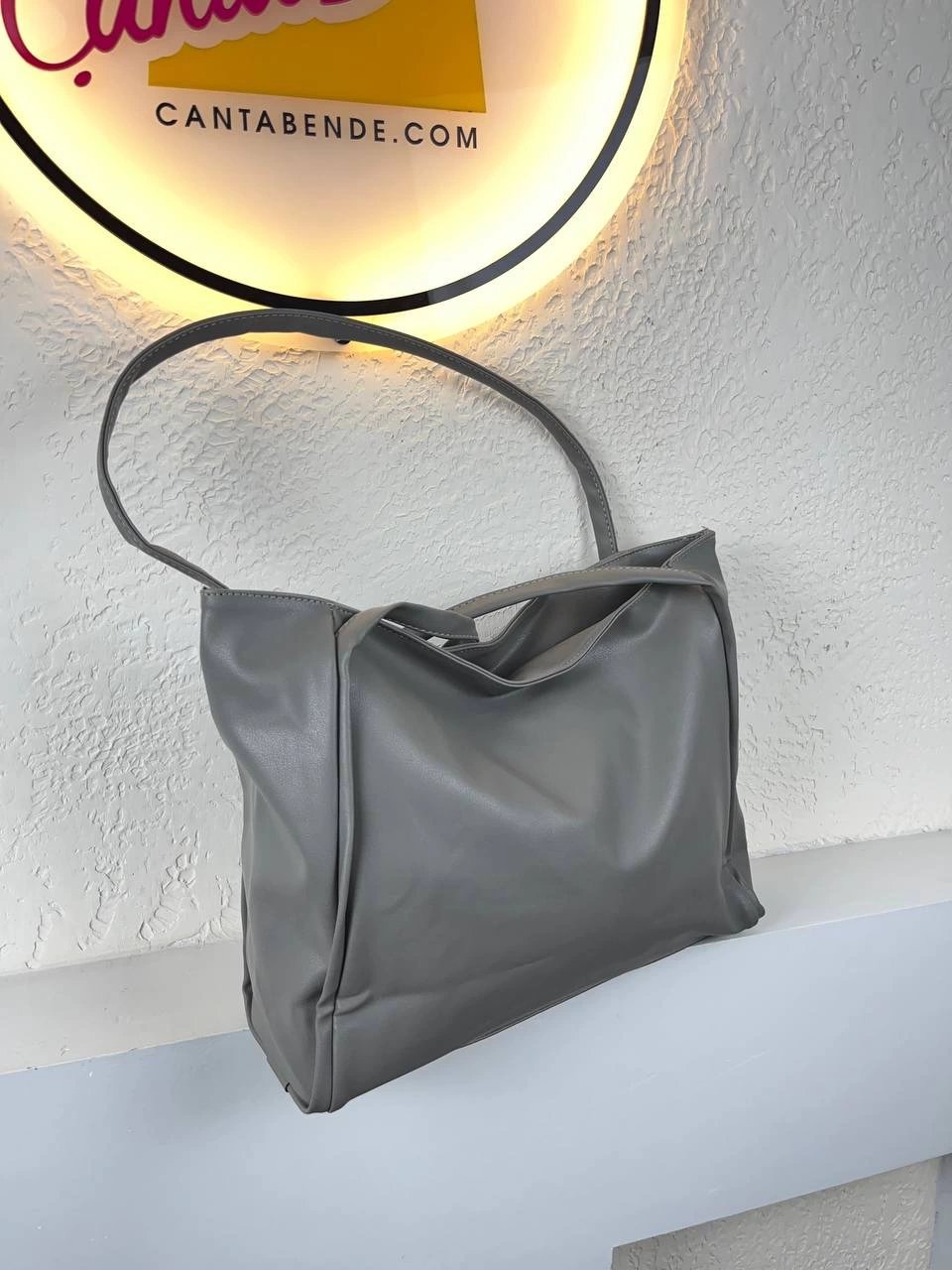 Gri Renk BÜYÜK BOY KALİTE Çanta CB9814