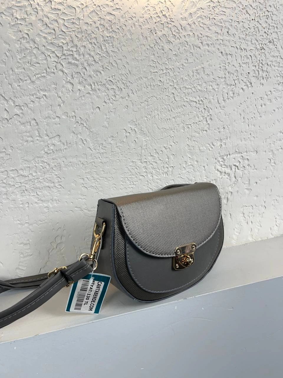 Gri Renk Kalıp Çanta CB2211