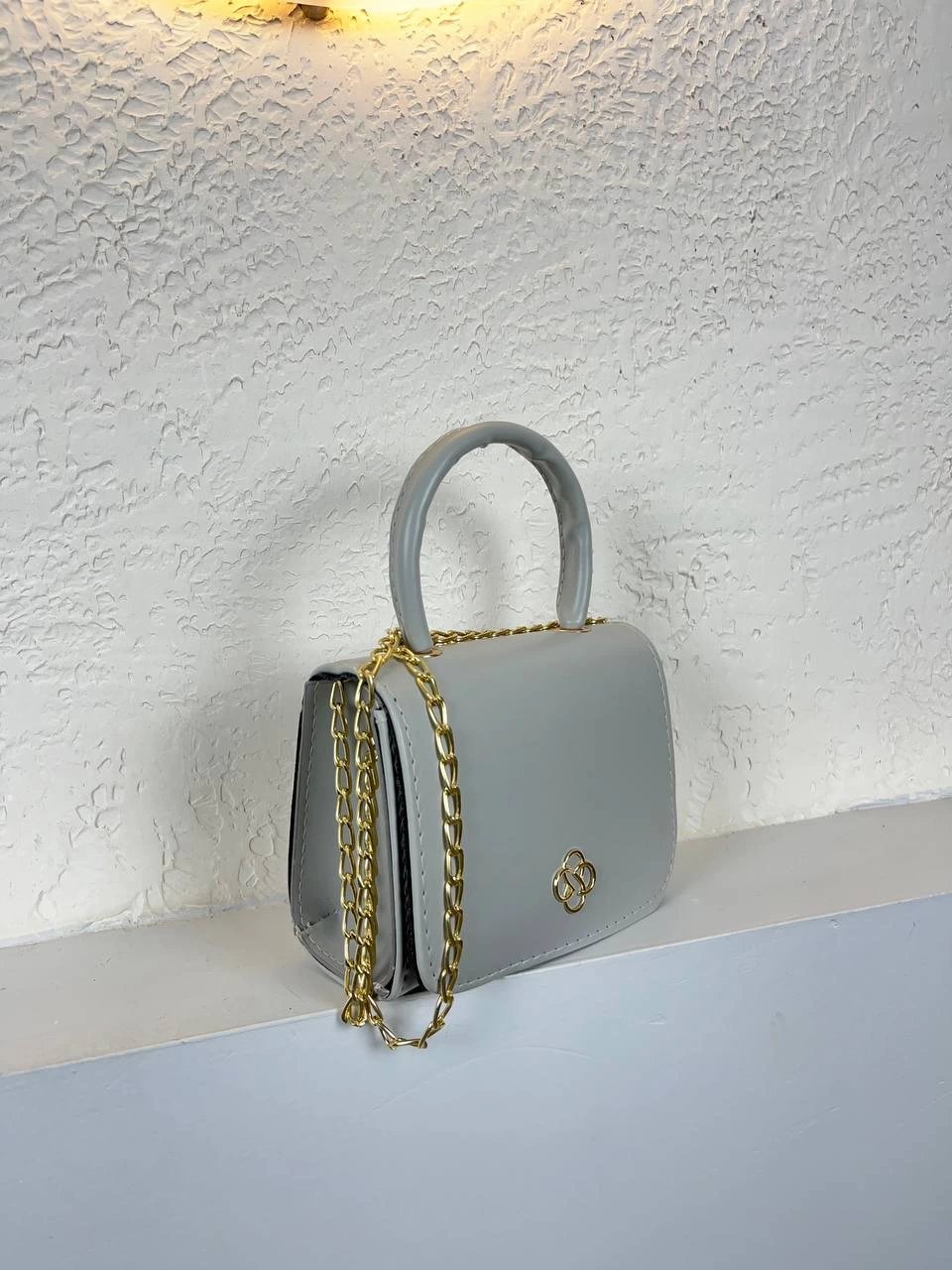 Gri Renk Kalıp Çanta CB5203