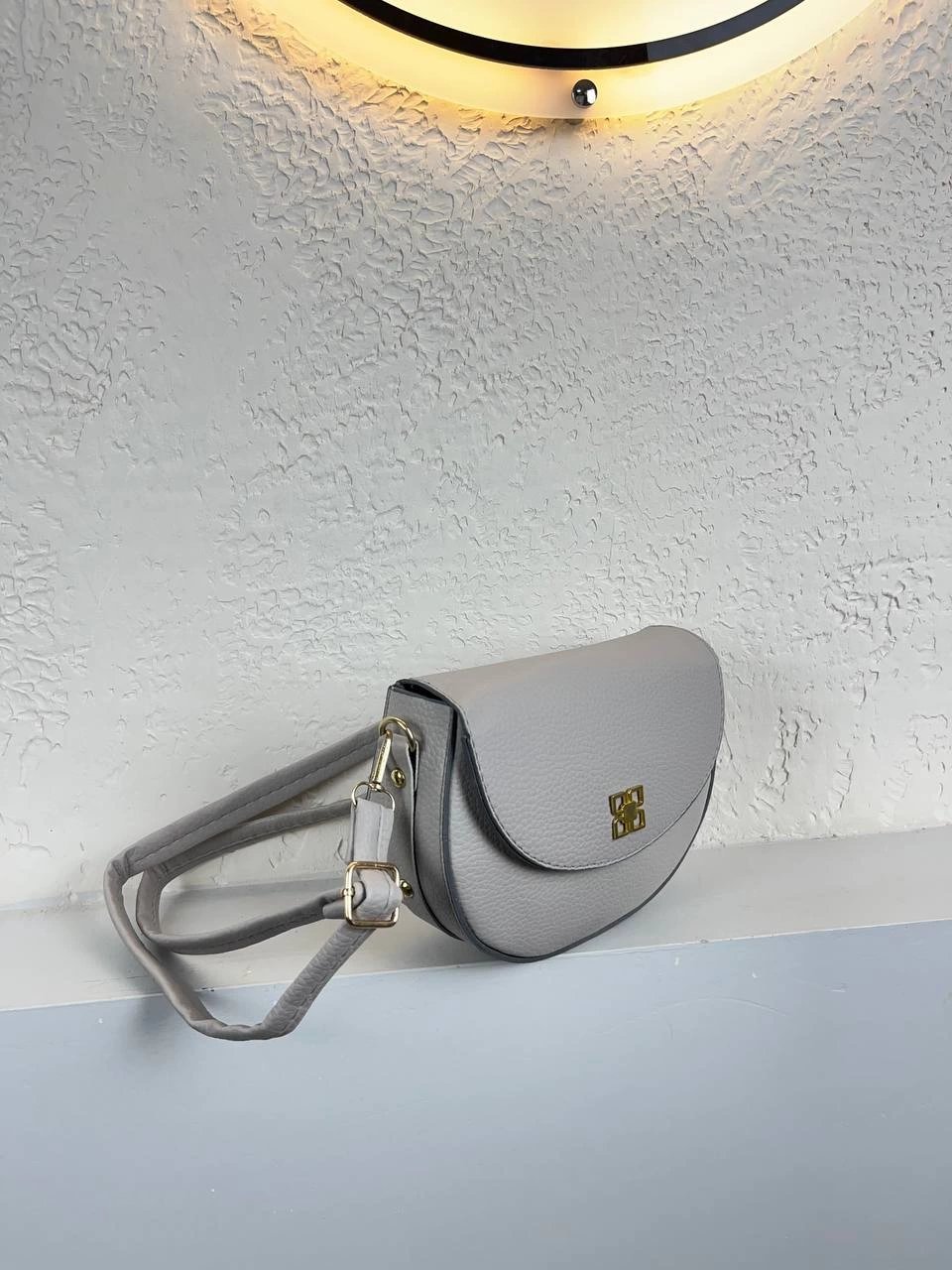 Gri Renk Kalıp Yeni Kilitli Çanta CB53974