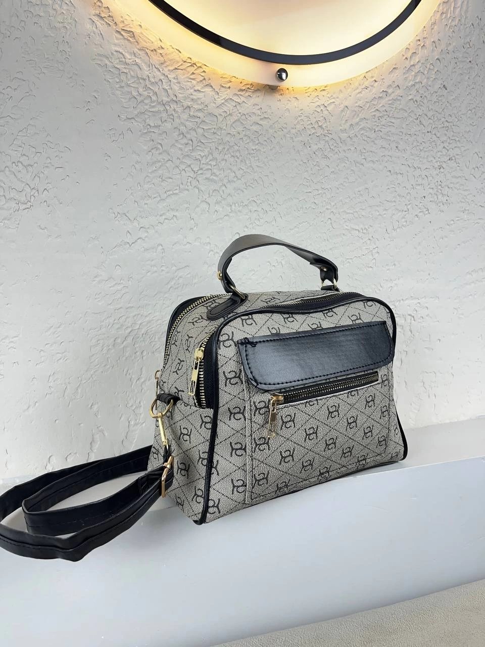 Gri Renk KALİTE 3 Bölme Çanta CB6387