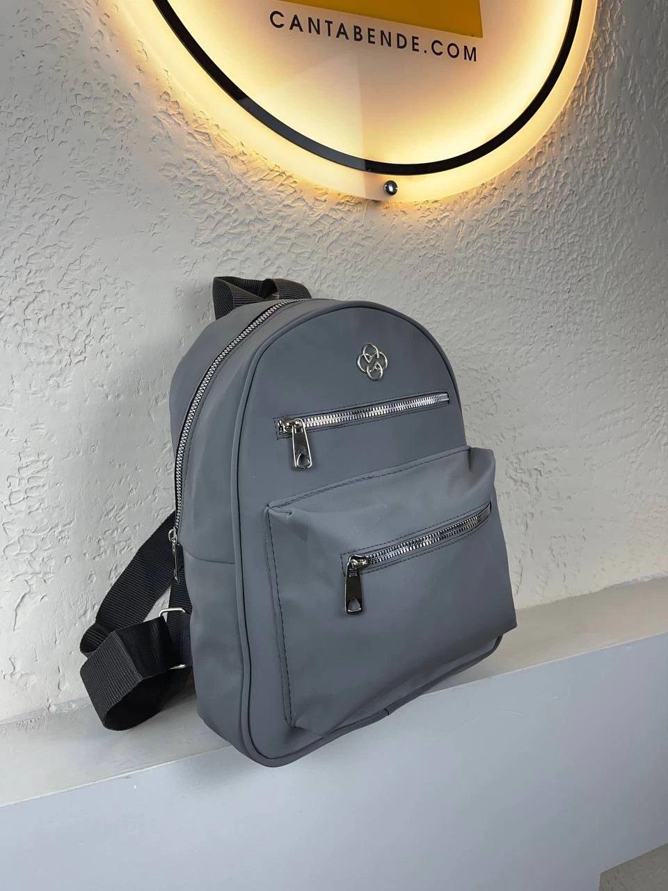 Gri Renk Kalite Sırt Çanta CB6355