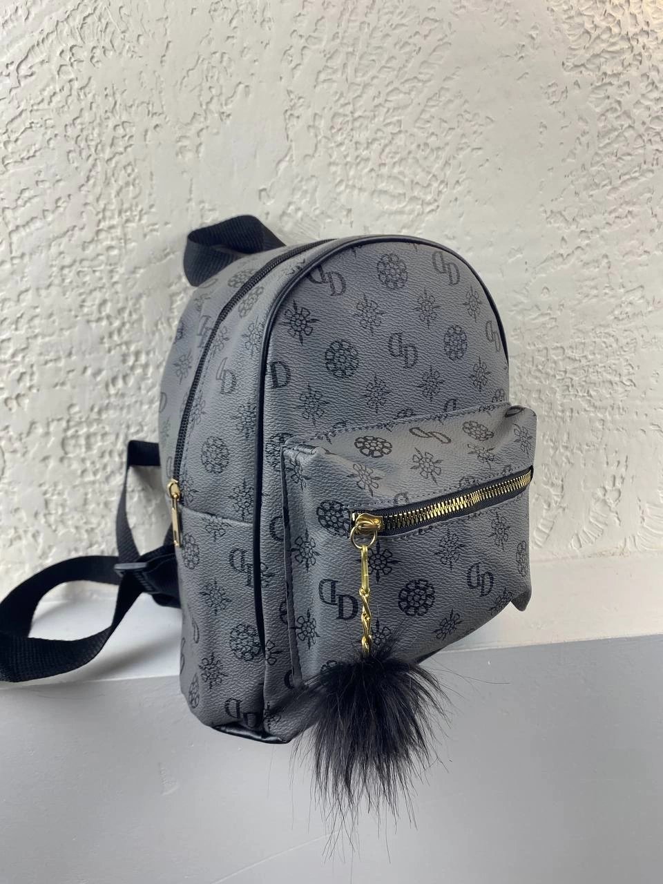 Gri Renk Orta Boy Sırt Çanta