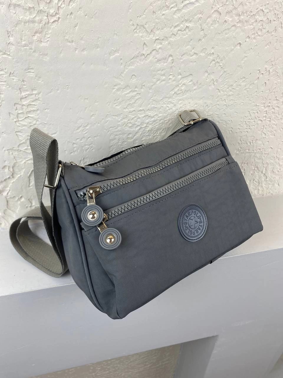 Gri Renk Yeni Sezon 3 Bölmeli Çanta