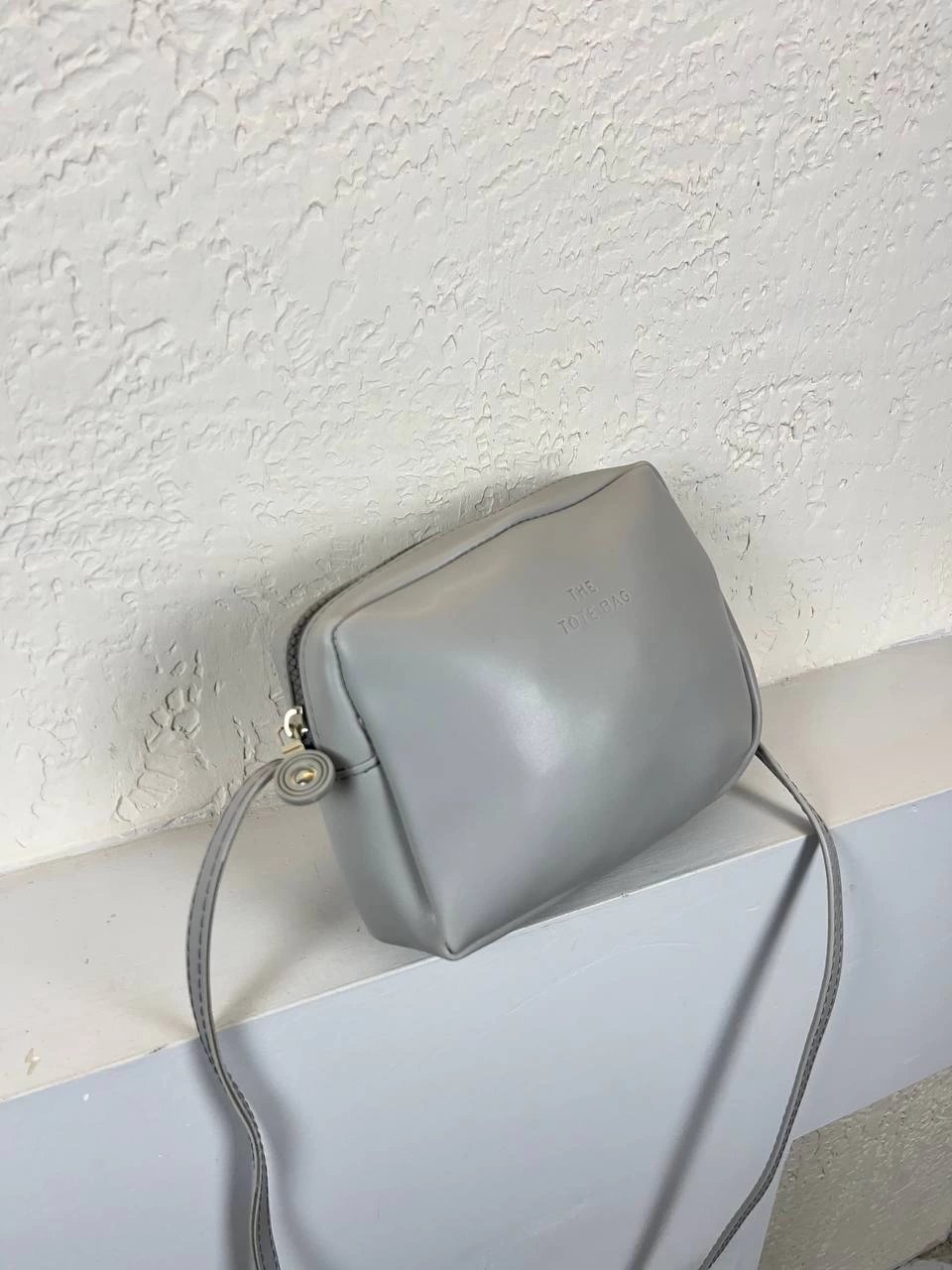 Gri Renk Yumuşak Deri Çanta CB2025