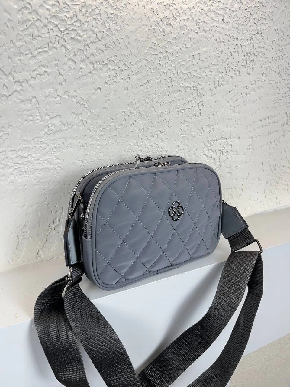 Gri Renkli 2025 Kalite 2 Bölme Çanta CB23697