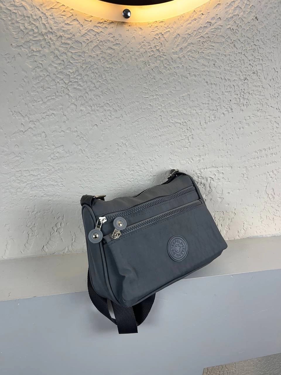 Gri YENİ KRİNKIL 3 Bölme Çanta CB4444