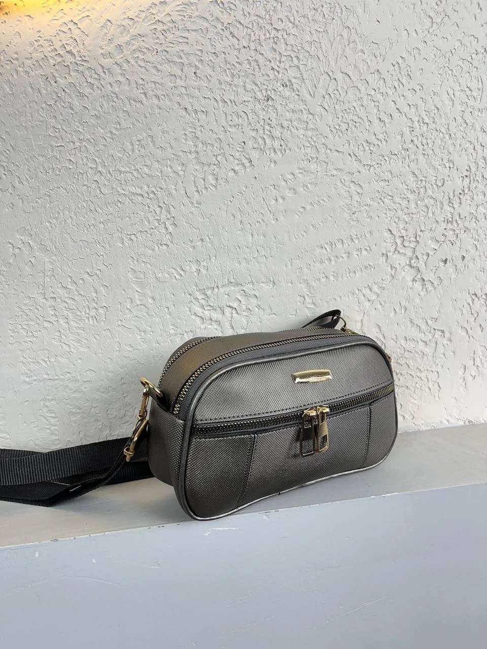 Gümüş Renk 3 Bölme DMN Kalite Çanta CB7181