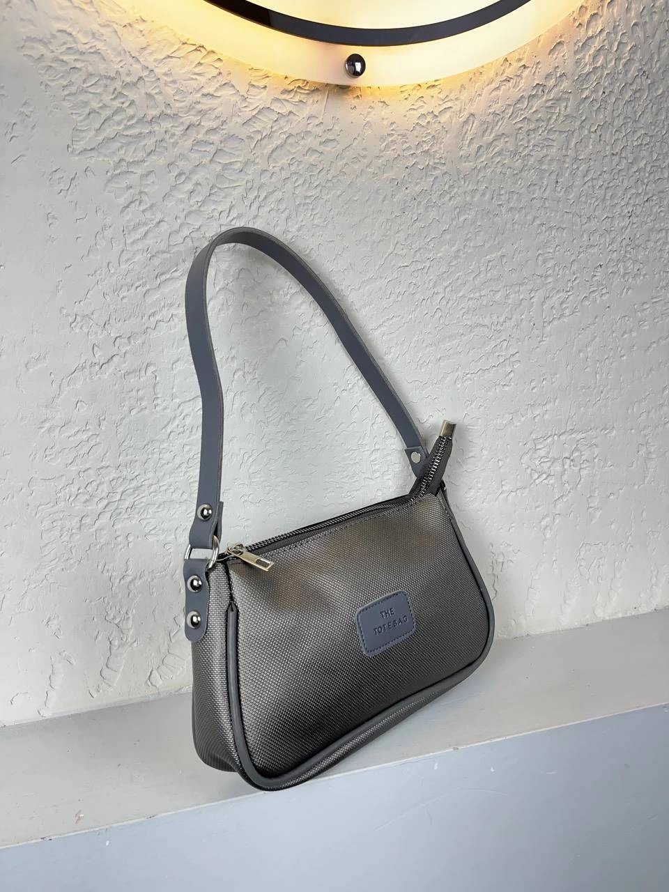 Gümüş Renk BAGET Çanta CB2003