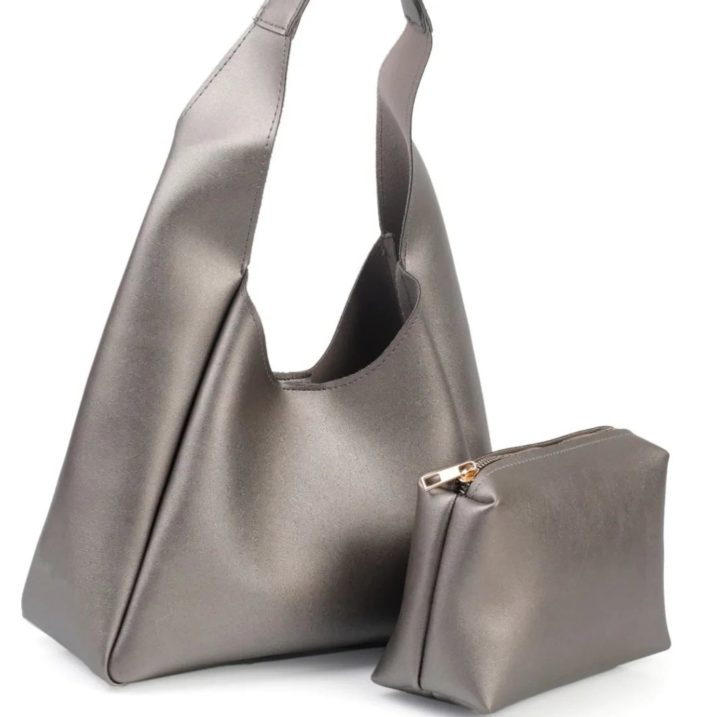 Gümüş Renk YAVRULU KALİTE Çanta CB2742