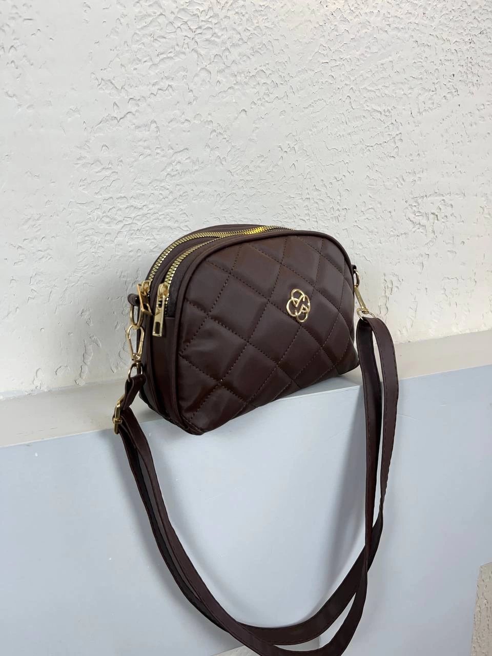 Kahve 2 Bölme 2025 Kapitone YENİ ÇANTA CB7409