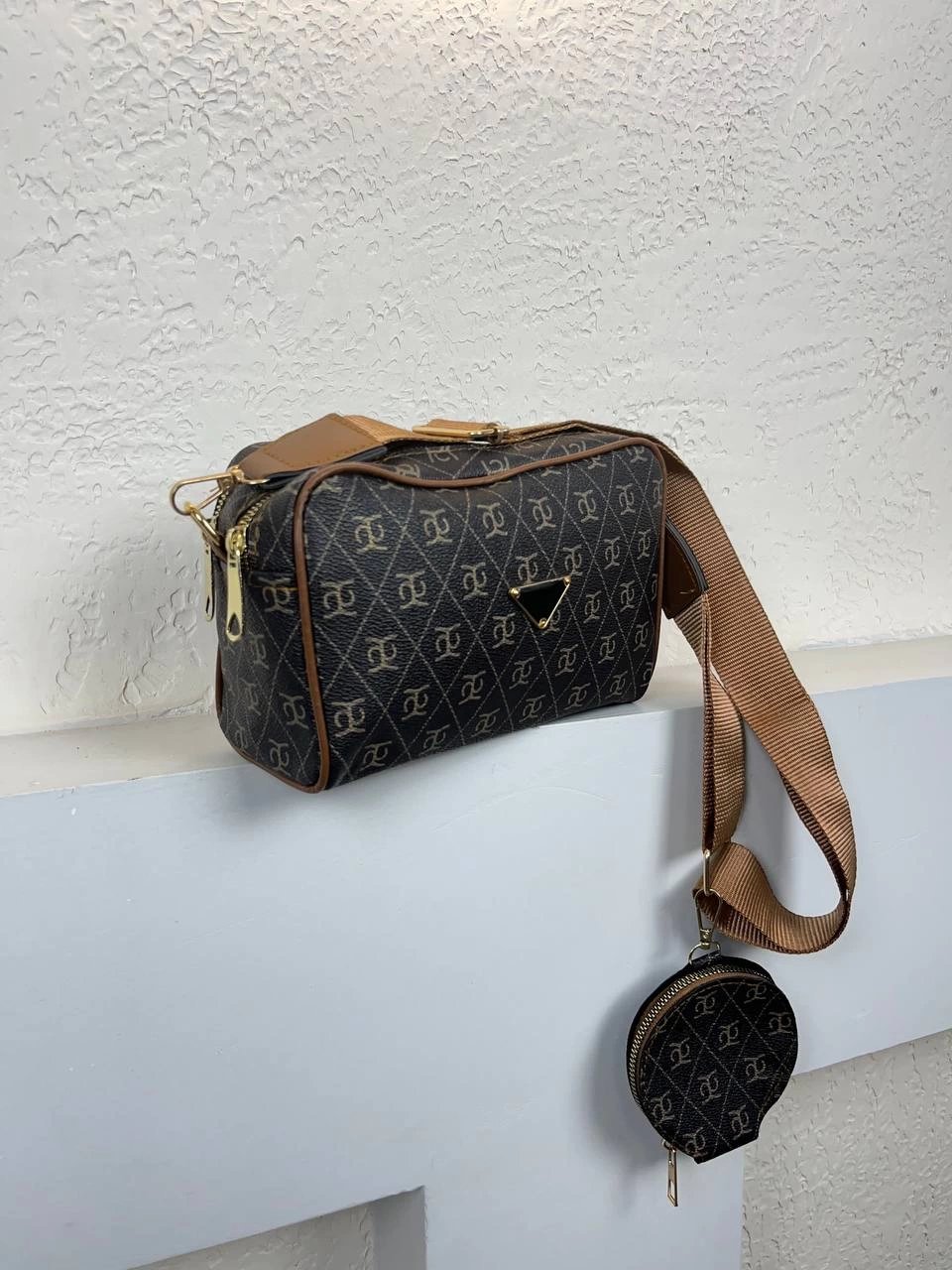 Kahve 2 Bölme YENİ ÇANTA CBKERAMI