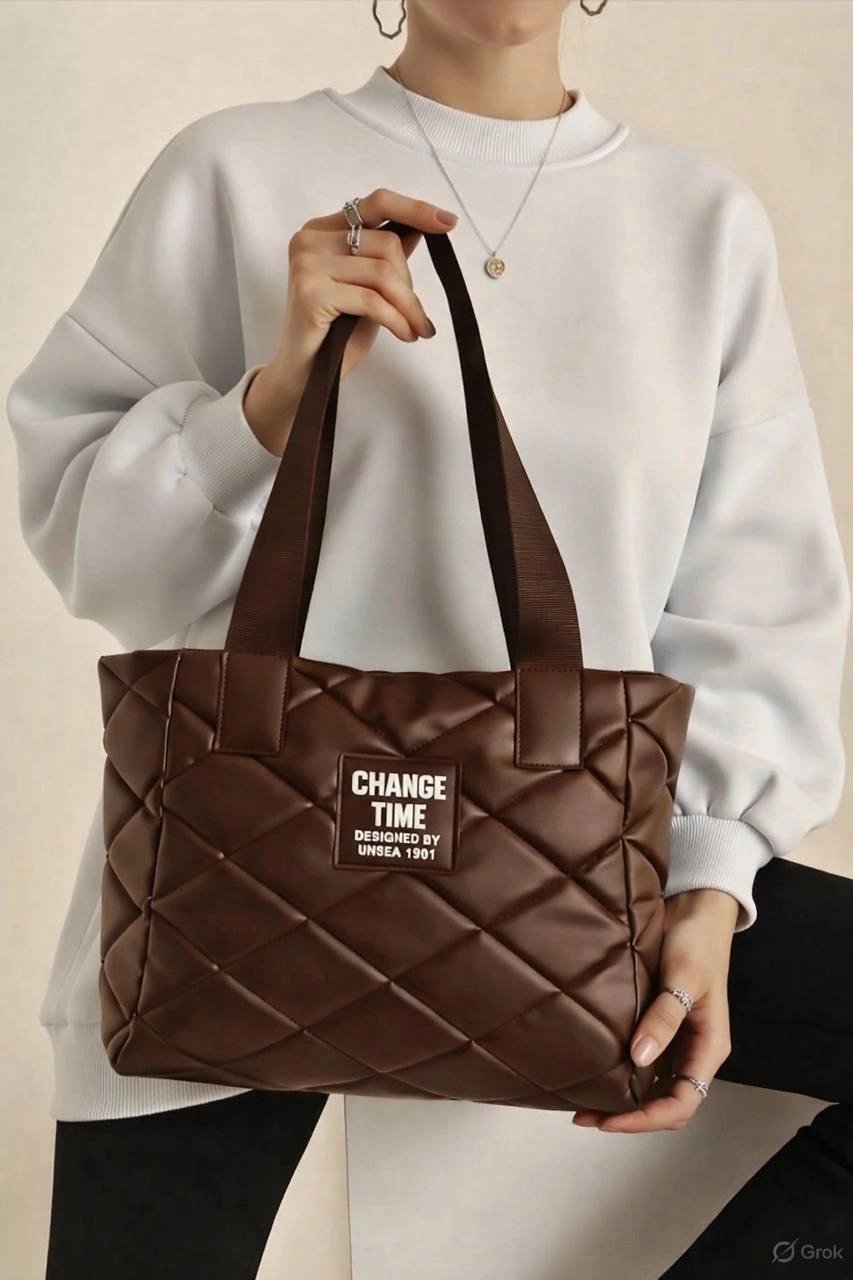 Kahve Büyük Boy Kol Çanta CB4963