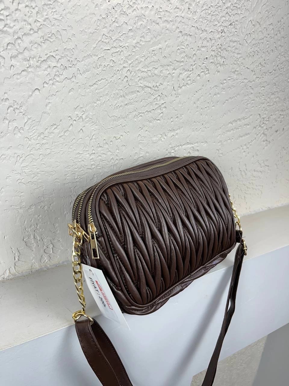 Kahve Kalite 3 Bölme Çanta CB9009