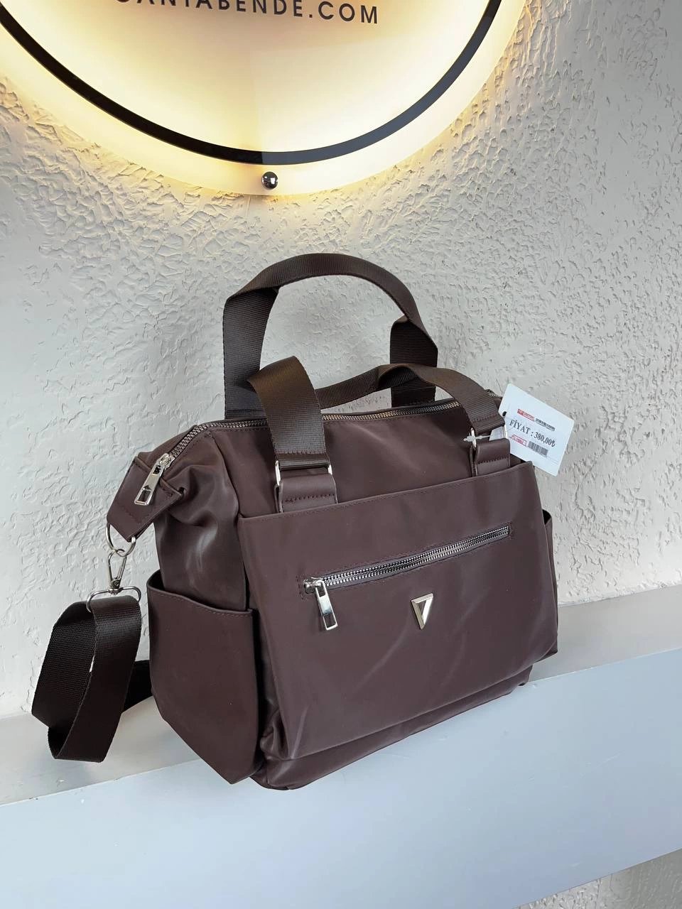 Kahve Kaliteli 3 Bölme Kol Çanta CB0924