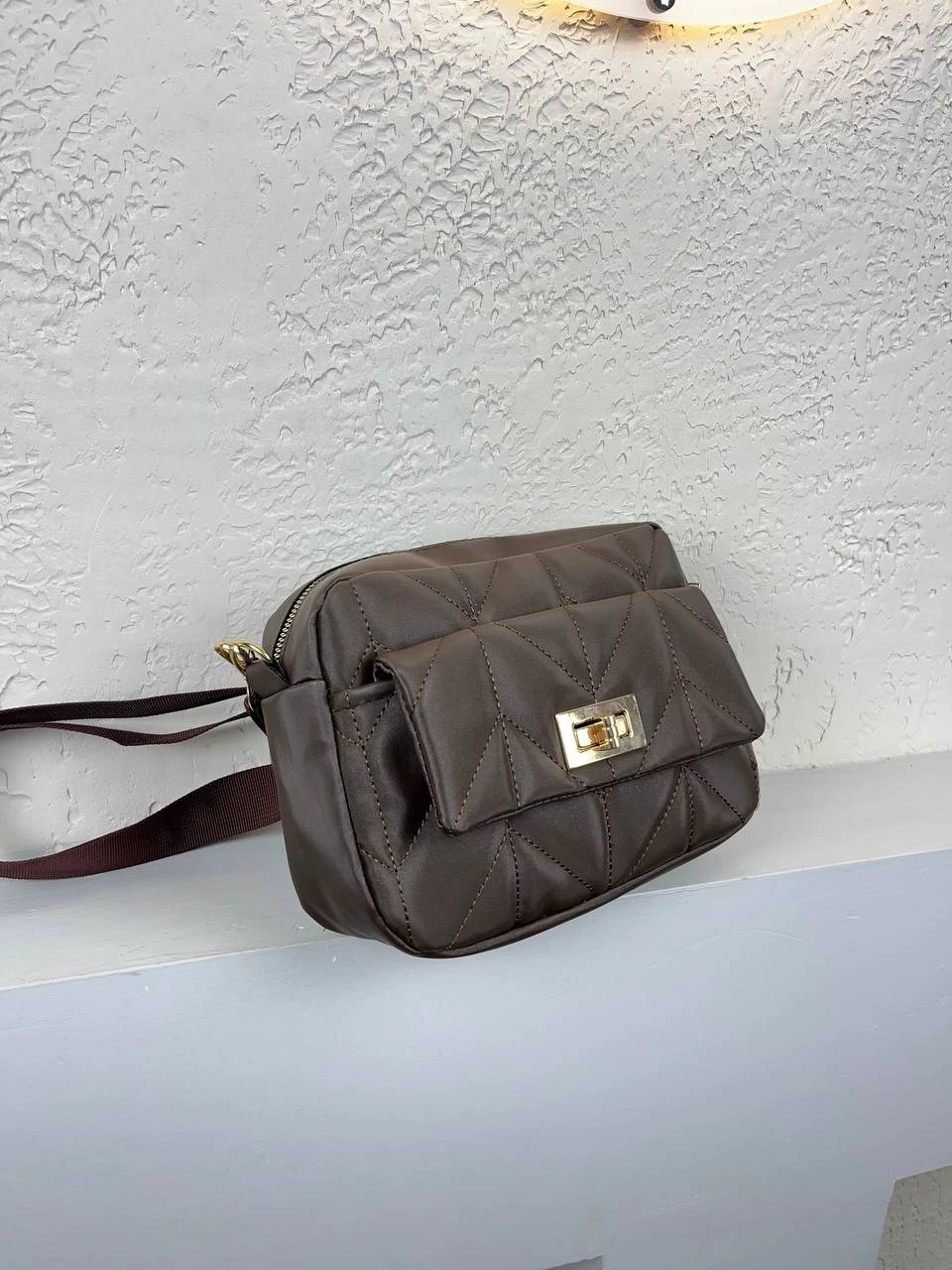 Kahve Kapitone Kampanyalı Çanta CB26613