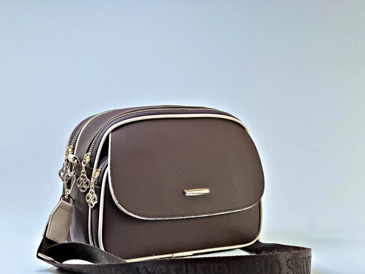 Kahve Renk 3 Bölme BRLN Çanta CB22673