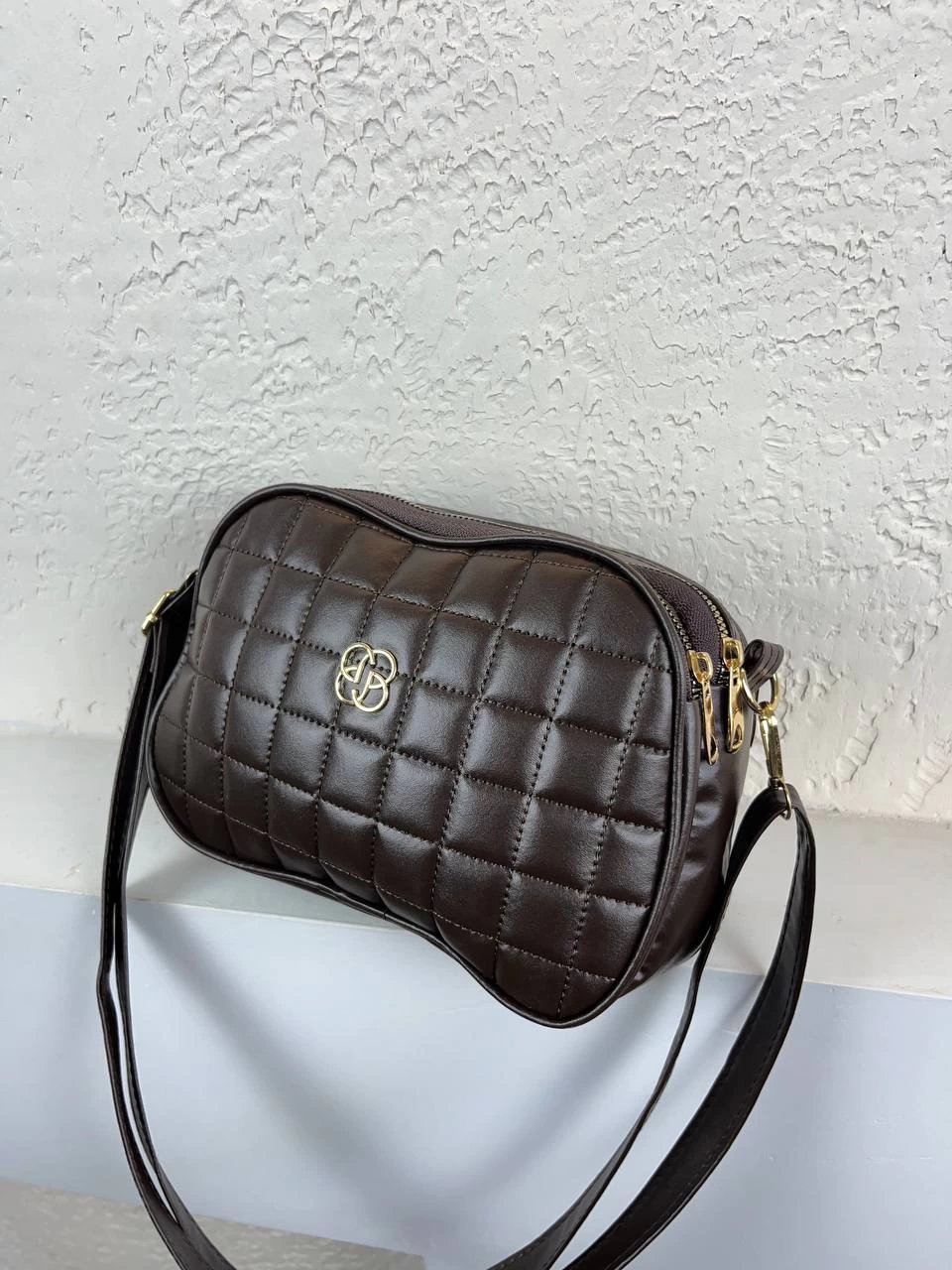 Kahve Renk 3 Bölme Çapraz Çanta CB7784