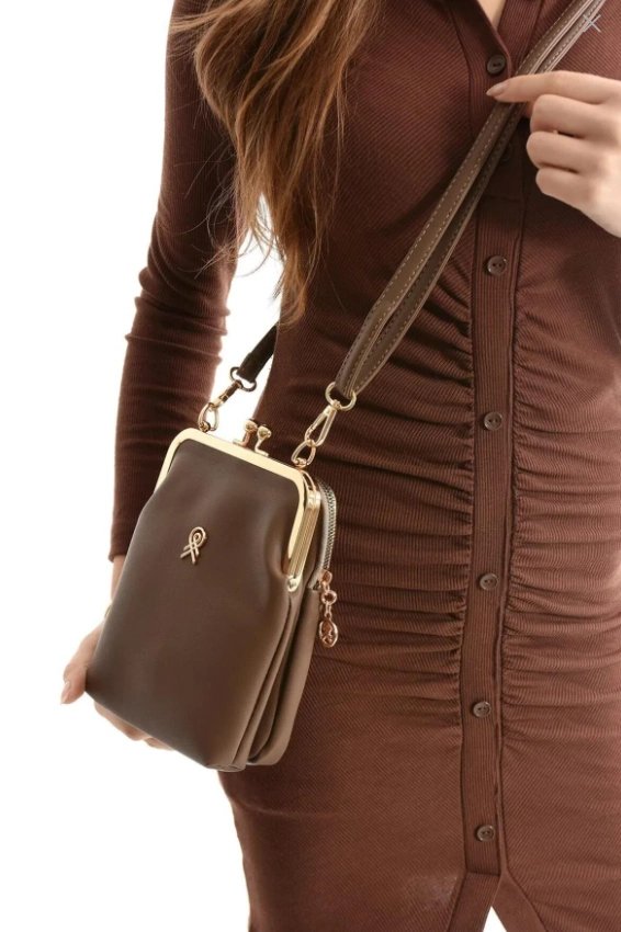 Kahve Renk 3 Bölme HB Çanta CB9023