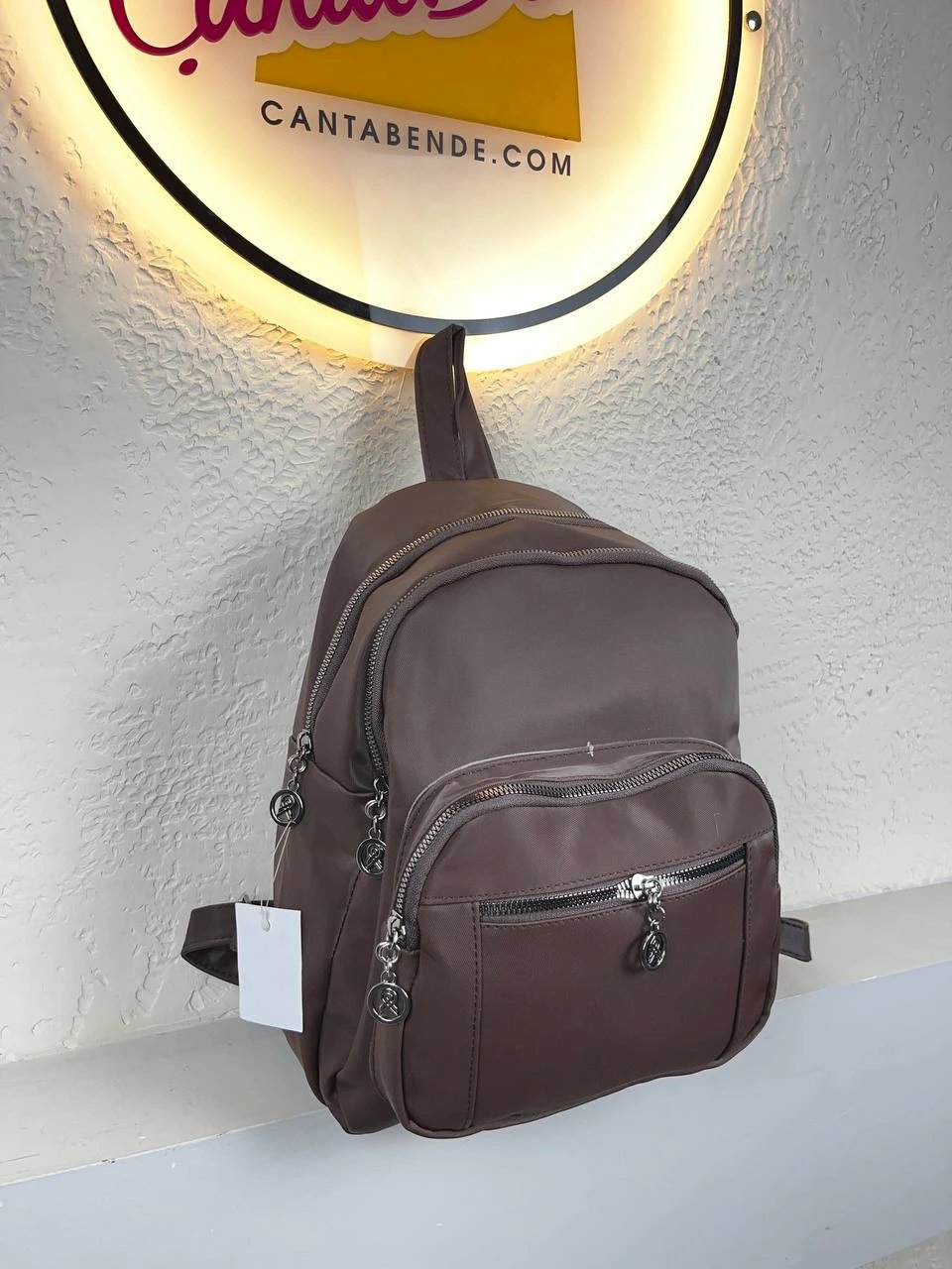 Kahve Renk 4 Bölme Sırt Çanta HB CB89124