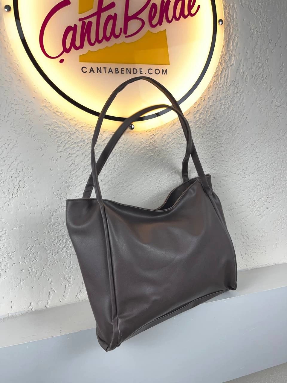 Kahve Renk BÜYÜK BOY KALİTE Çanta CB9814