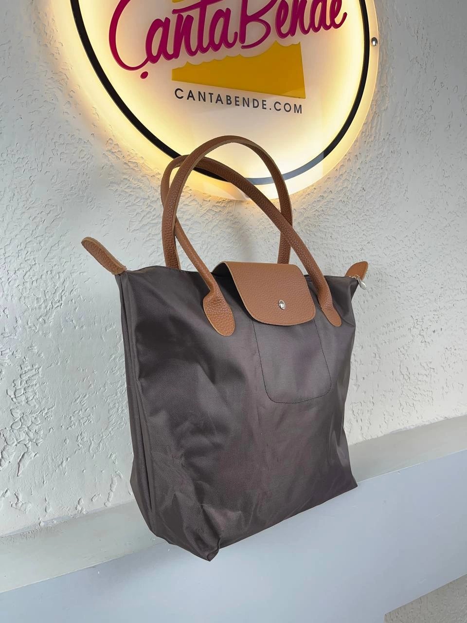 Kahve Renk Büyük Boy Omuz Çanta CB7403