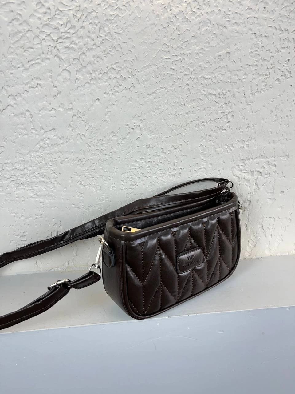 Kahve Renk Kapiton TOTE Çanta CB1349