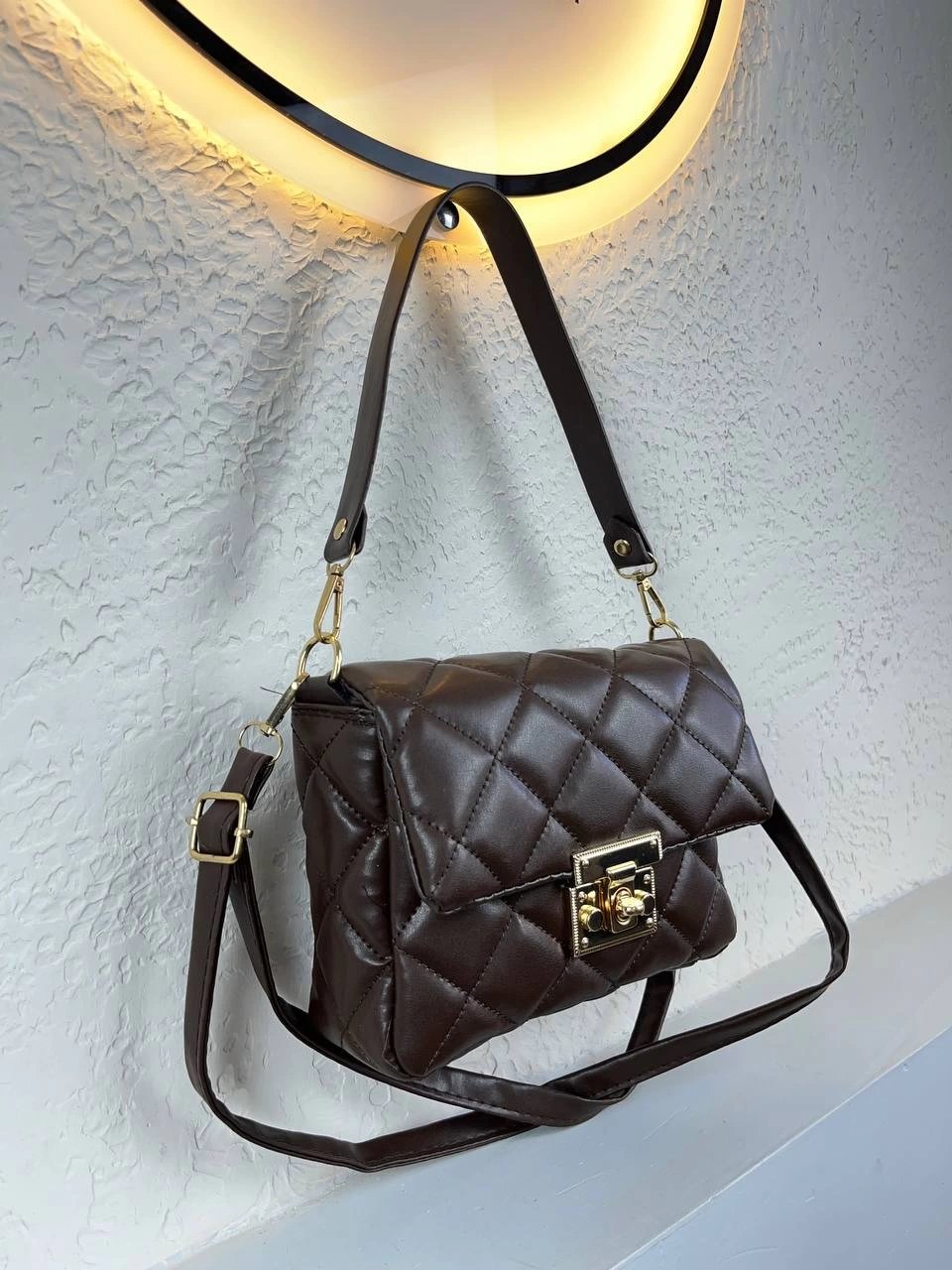 Kahve Renk Kapitone Yeni Sezon Çanta CB6311