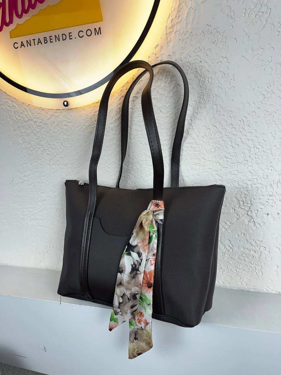 Kahve Renk LAKOS FULARLI Çanta CB2211