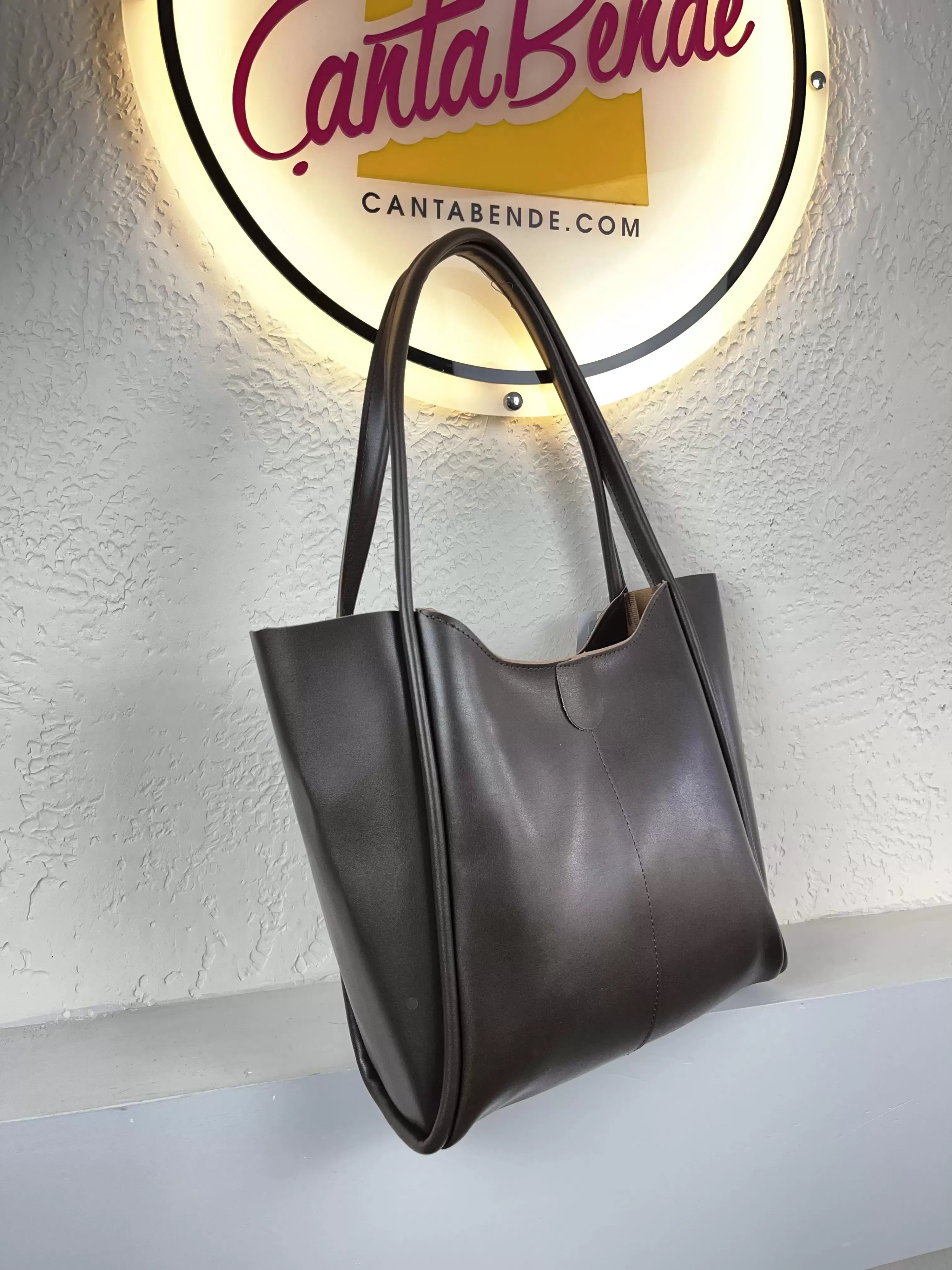 Kahve Renk Lüx Deri Kol Çanta CB8500