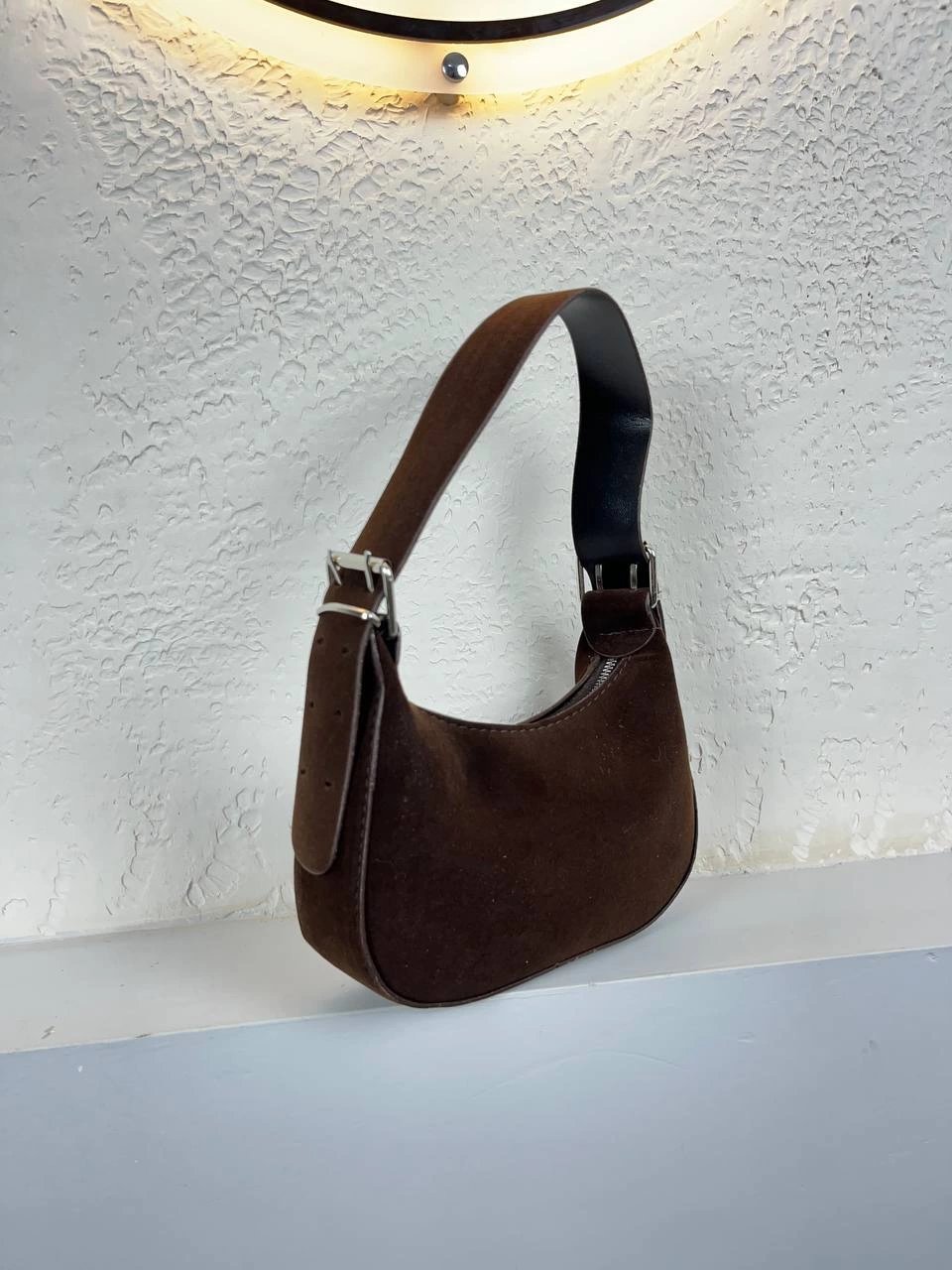 Kahve Renk Süet Çanta CB6383