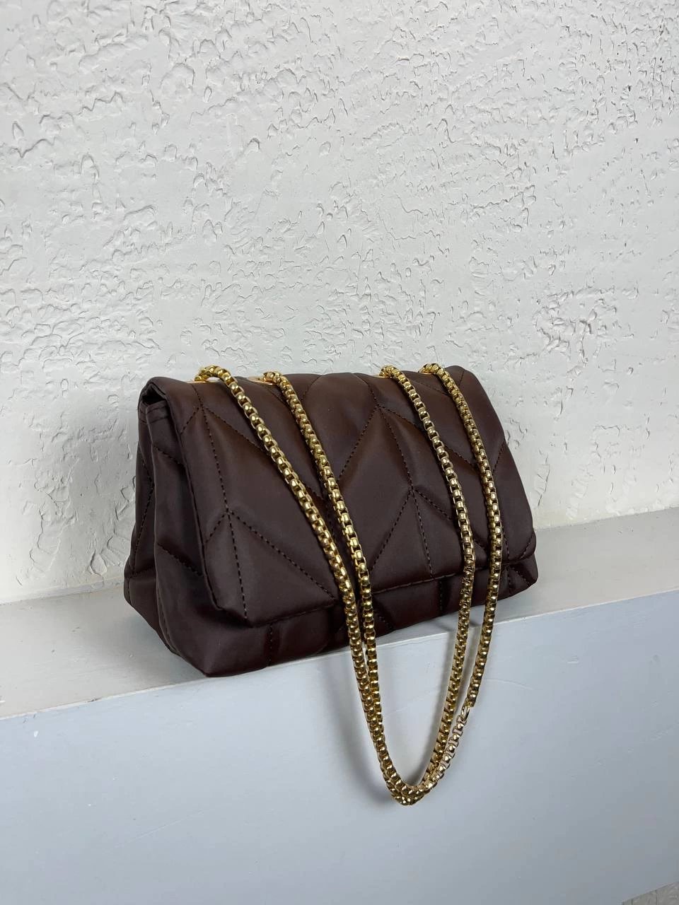 Kahve Renk YENİ Kapitone Çanta CB3941