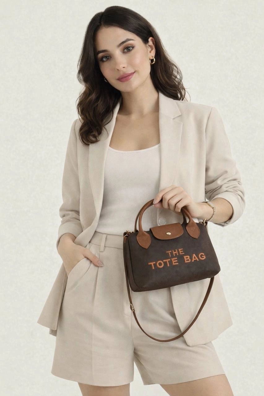 Kahve Tote Çaptaz Çanta CB89814