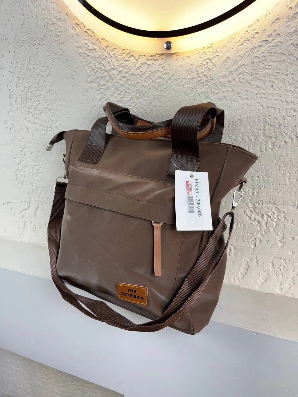 Kahve Tote Kalite Çanta CB3123