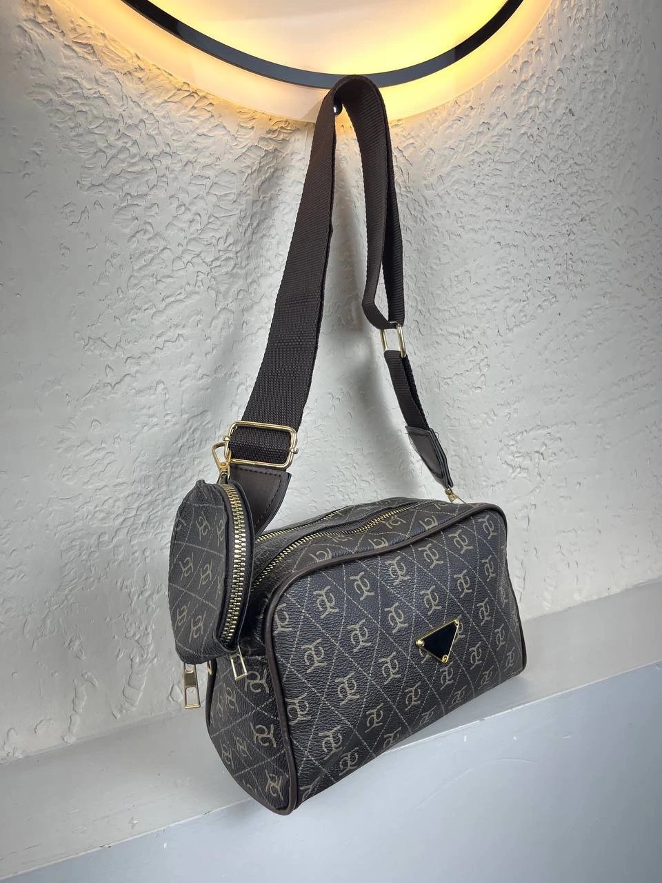 Kahve YENİ KAMPANYA ÇANTA CÜZDANLI CB2174