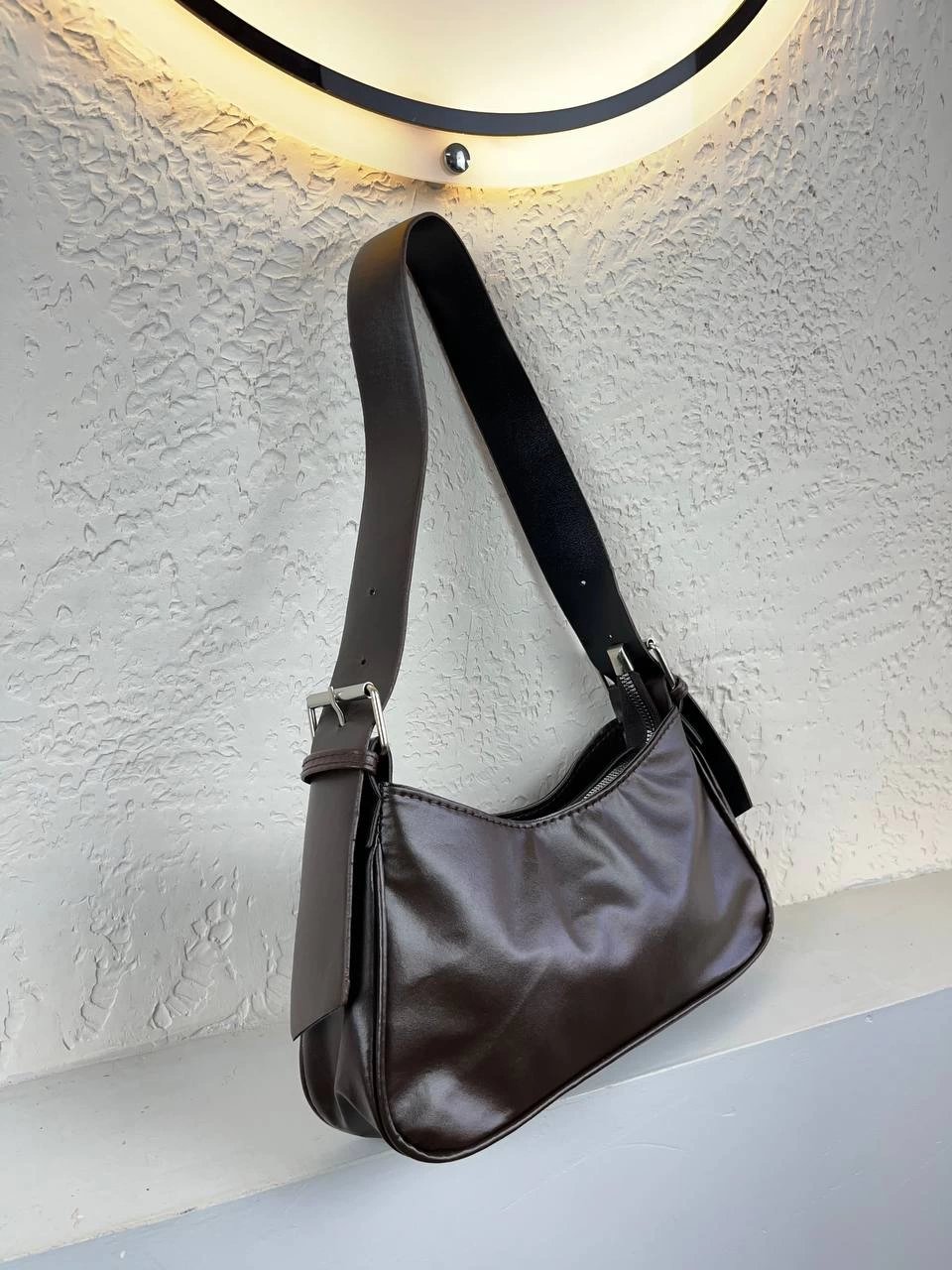 Kahve Yumuşak Baget Çanta CB8250