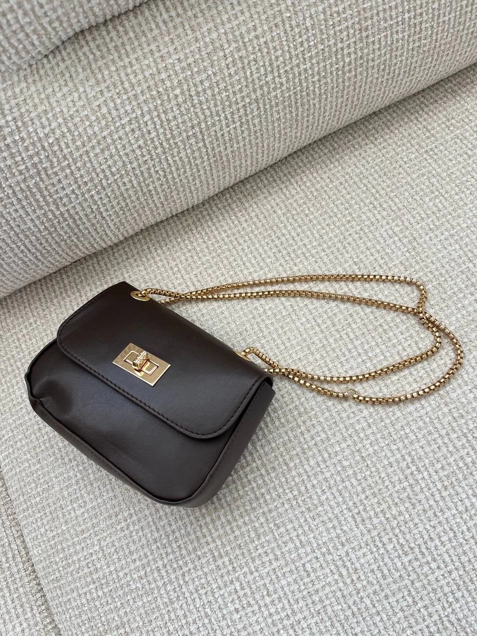 Kahve Zincirli Çapraz Çanta CB3552