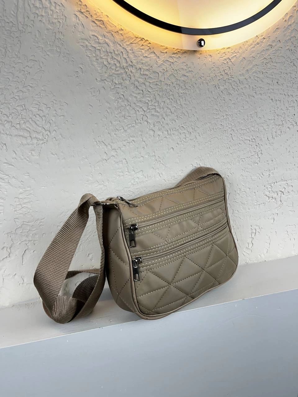 Koyu Vizon  Renk 3 Bölme YENİ Çanta CB4193