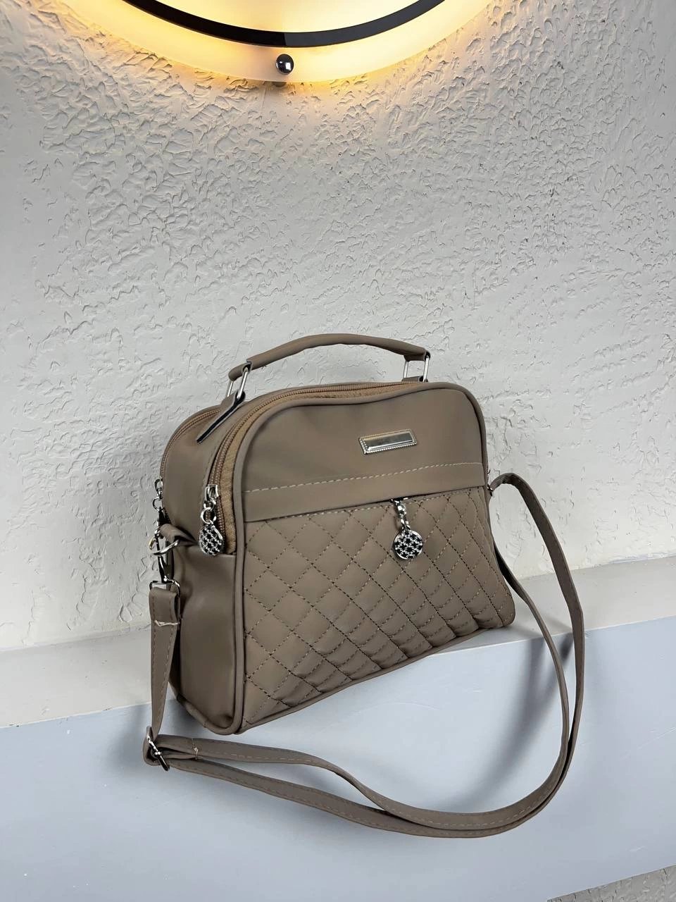 Koyu Vizon Renk Kalite 3 Bölme Çanta CB6347