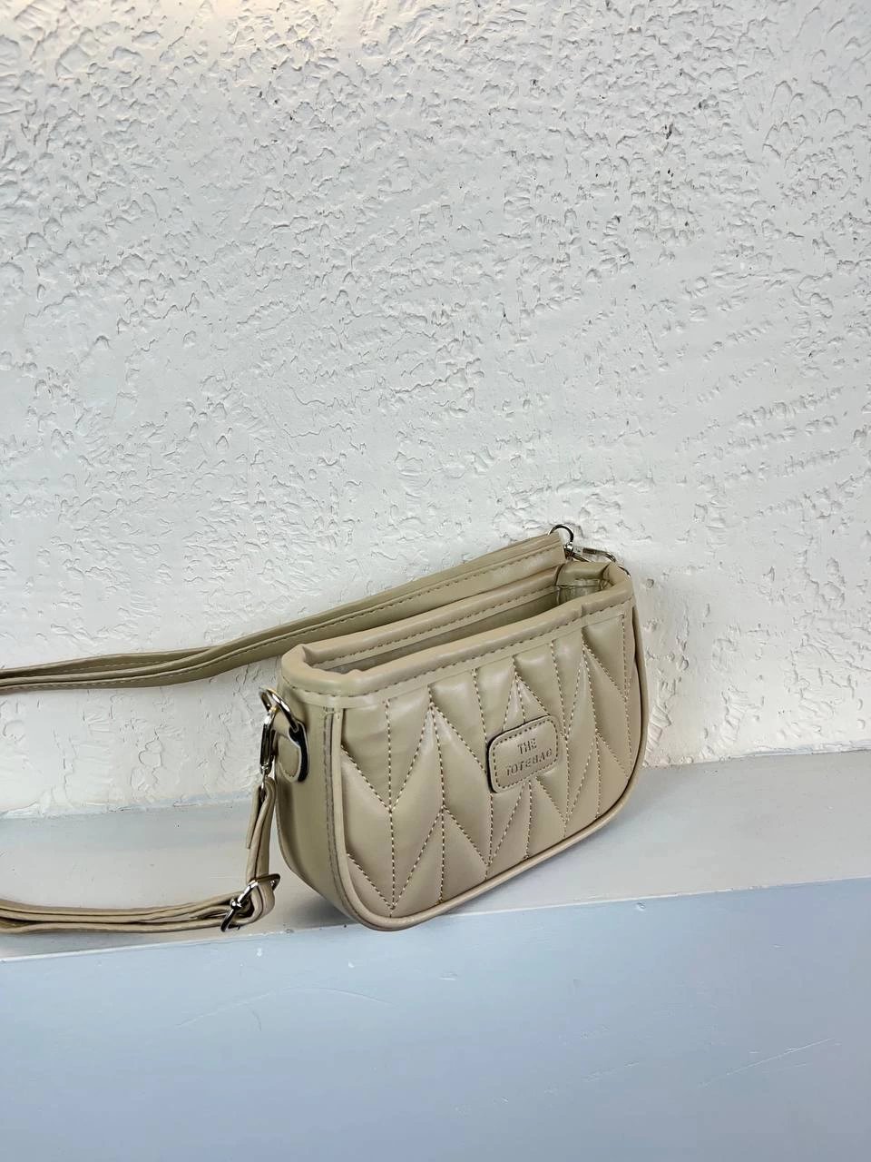 Koyu Vizon Renk Kapiton TOTE Çanta CB1349