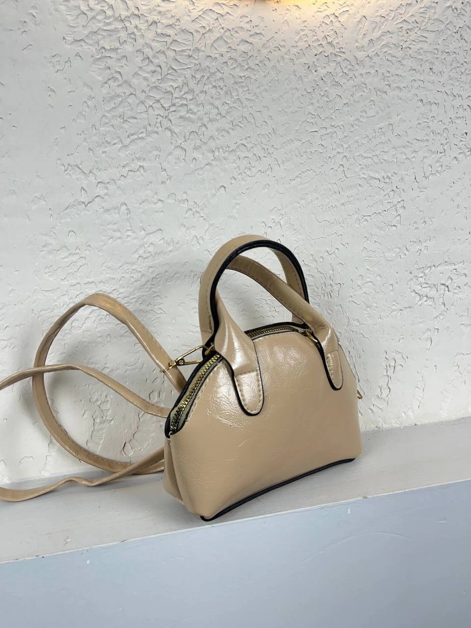 Koyu Vizon Renk Mini Boy Çanta CB1021